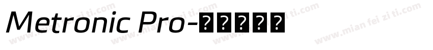 Metronic Pro字体转换
